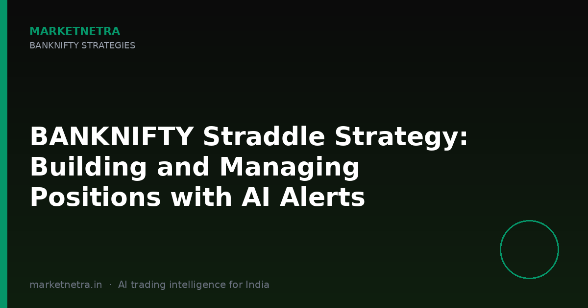BANKNIFTY Straddle Strategy: Building and Managing Positions with AI Alerts