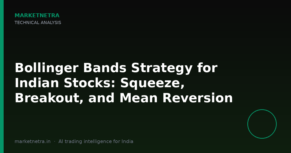 Bollinger Bands Strategy for Indian Stocks: Squeeze, Breakout, and Mean Reversion