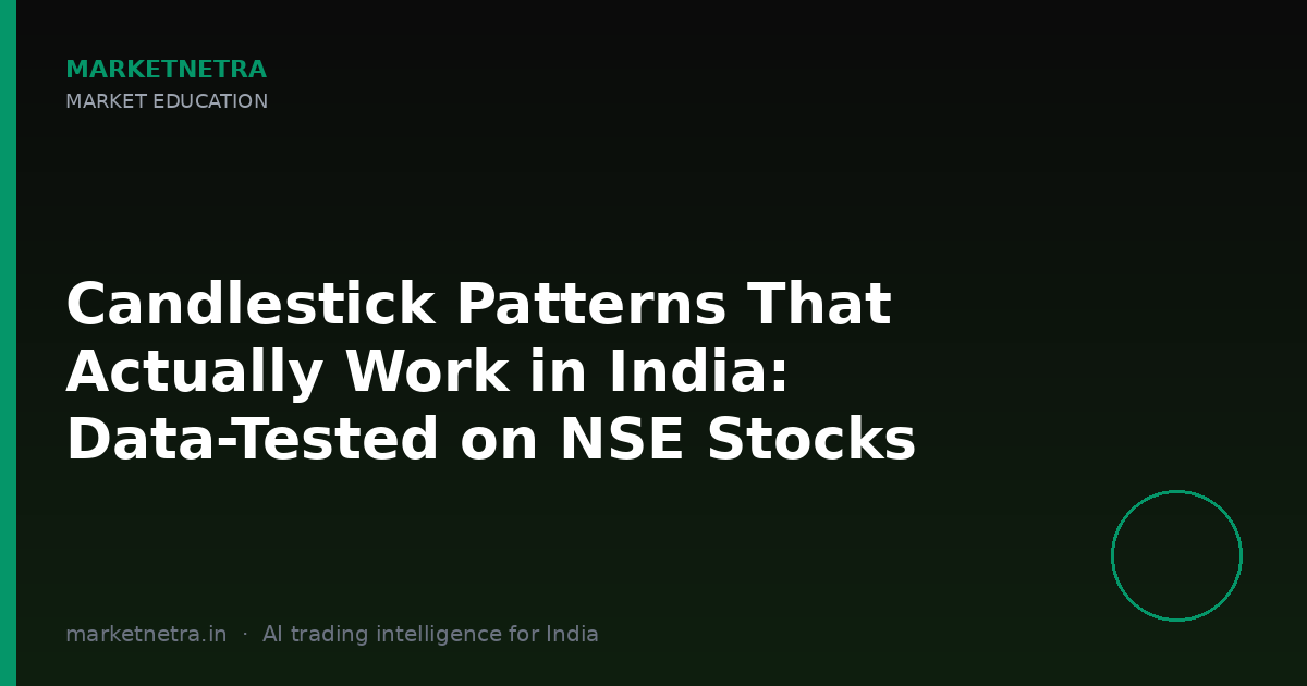 Candlestick Patterns That Actually Work in India: Data-Tested on NSE Stocks