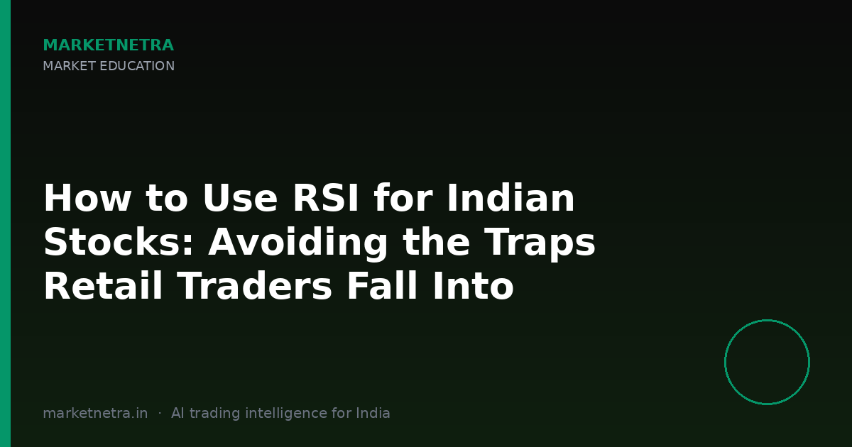 How to Use RSI for Indian Stocks: Avoiding the Traps Retail Traders Fall Into